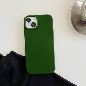 iPhone 15 Case Silicone Green